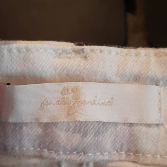 7 For All Mankind Cropped Floral Printed Skinny Jeans - Picture 6 of 10